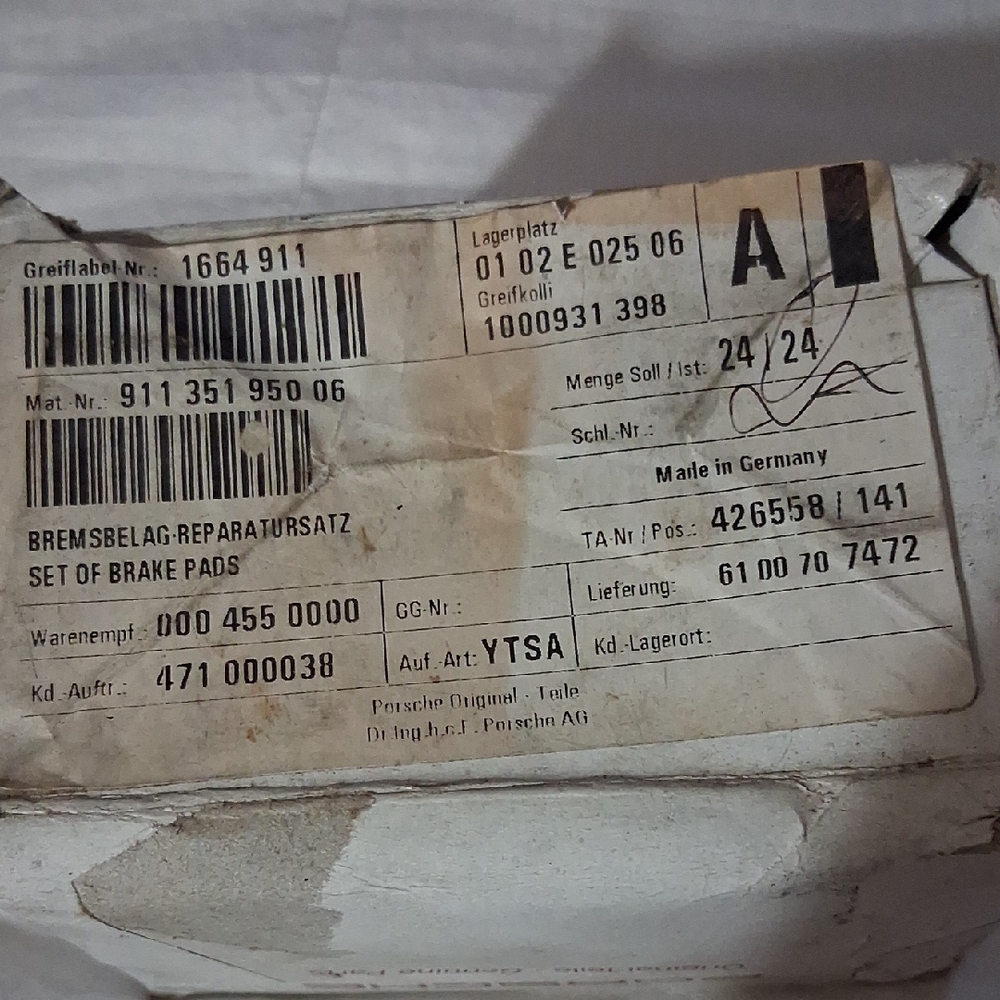 Porsche Brake Pads (Set)